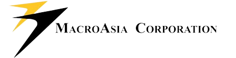 Macro Asia Corporation logo, representing a leading provider of aviation-related support services in the Philippines, including aircraft maintenance, food services, and property development.